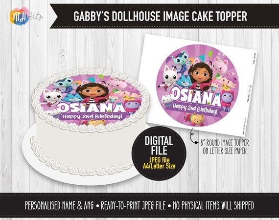 DIGITAL Printable: Personalised Image Cake Topper Edible Cake | Etsy