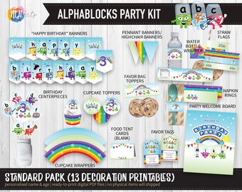 DIGITAL Printable: Personalised Birthday Party Kit - Etsy