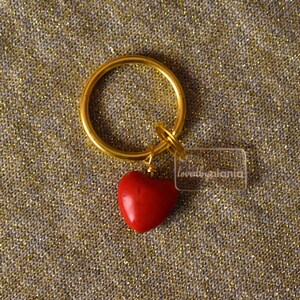 Red clearance heart keychain