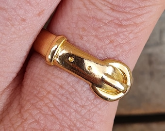 Antique 1908 Edwardian Samuel Hope English Hallmarked Solid 22ct 22k Gold Buckle Mizpah Ring Band Size S 1/2 7g Vintage