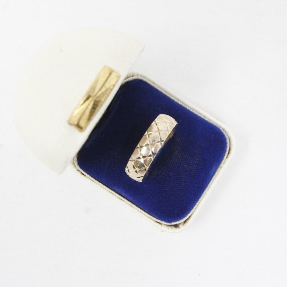 Vintage 1975 English Hallmarked 9ct 9k Gold Star … - image 5