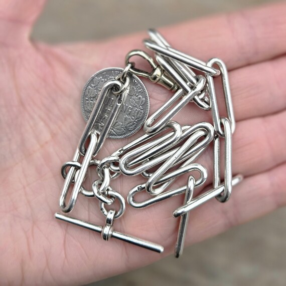 Antique Hallmarked Solid Sterling Silver Trombone… - image 3