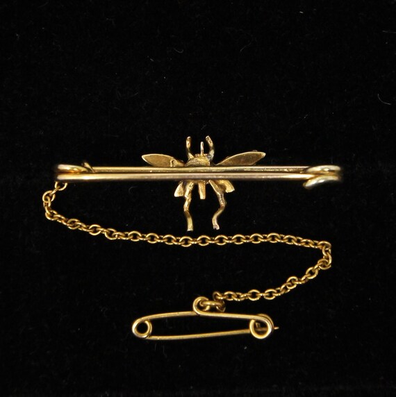 Antique Victorian Solid 15ct 15k Gold Ruby Seed P… - image 5