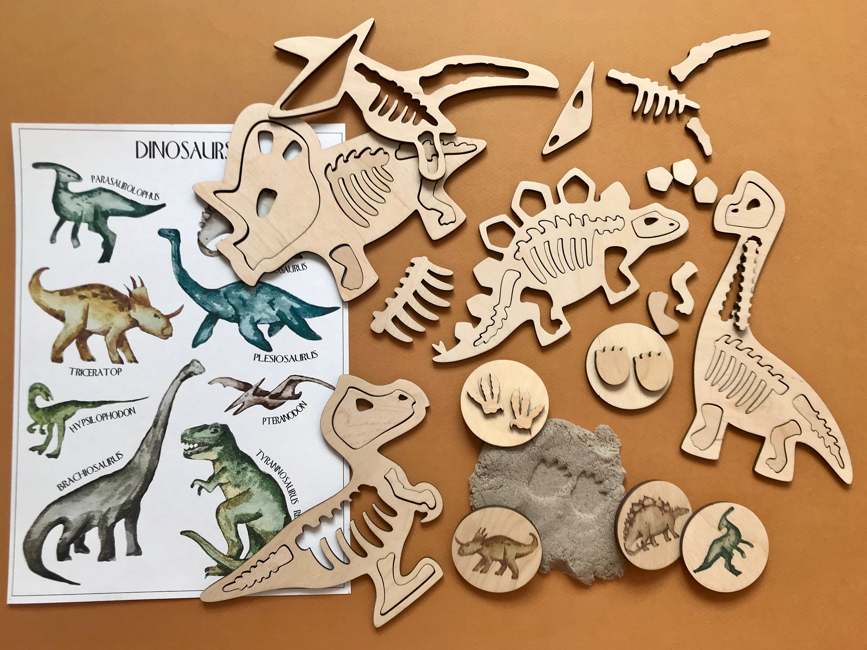 Toyssa Puzzle Magnetico Bambini 3 4 5 6 anni Dinosauro Oceano Viaggio su strada Puzzles in Legno Giocattolo educativo Rompicapo Regalo