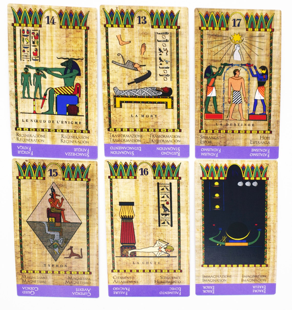 Ltd.ed. big cards DELUXE EGYPTIAN TAROT Schwaller de Lubicz Etsy