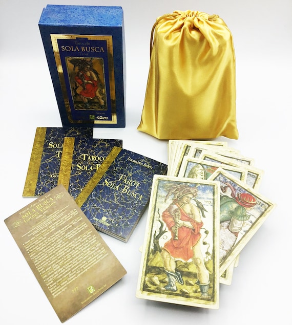 THE BEST Sola Busca Tarot 1491, GOLDEN Version in Art Box, Ltd.ed 