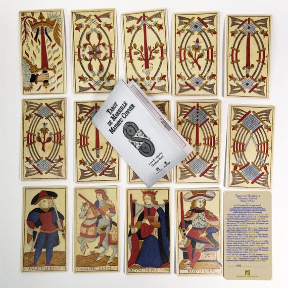 Tarot De Marseille CONVER 1790, DELUXE Ltd Ed, Ideal for