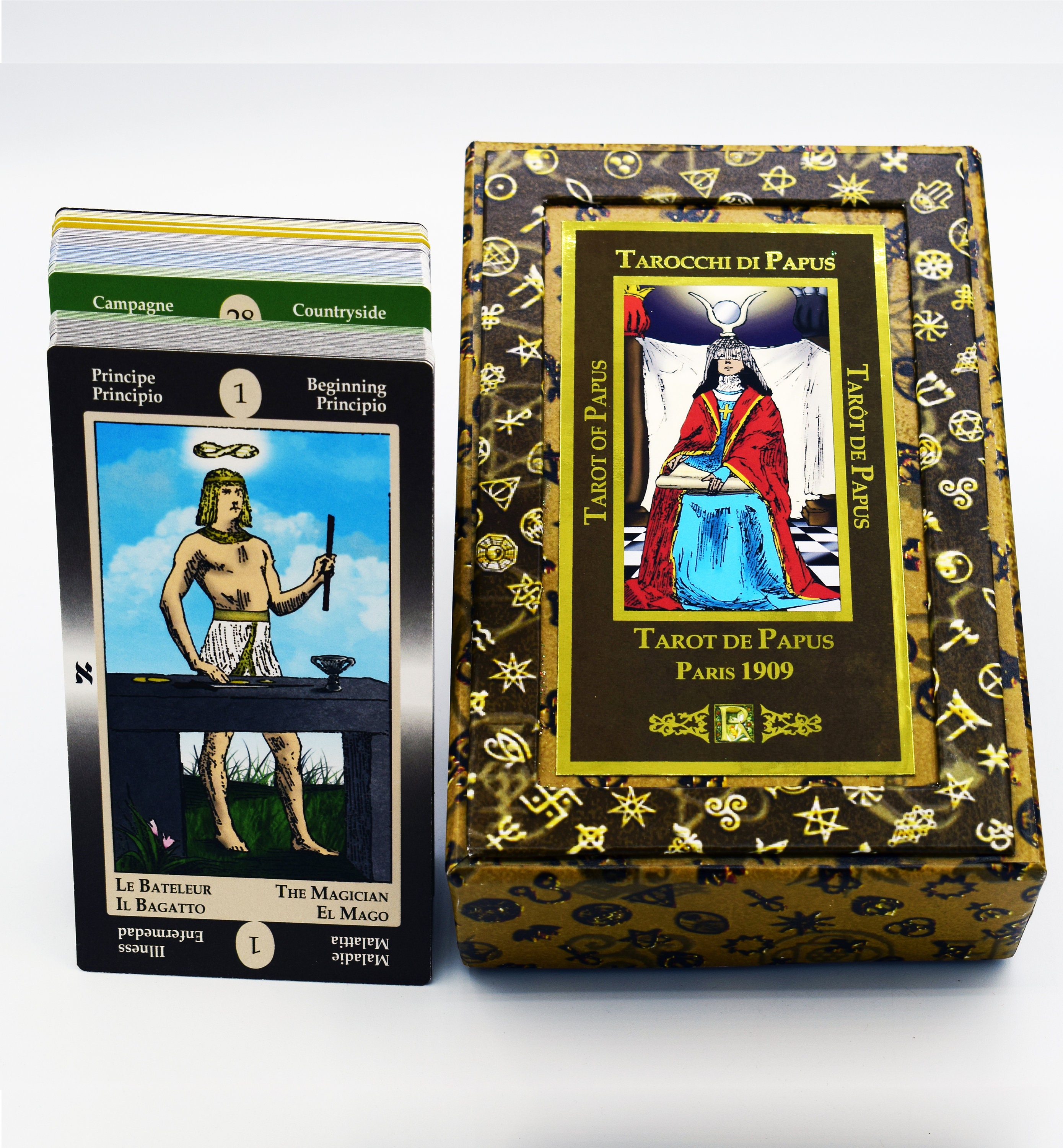 MAGICAL PAPUS Tarot Divinatoire, DELUXE Edition, Ltd.ed. 900 Copies Gift  Tarot Talisman 