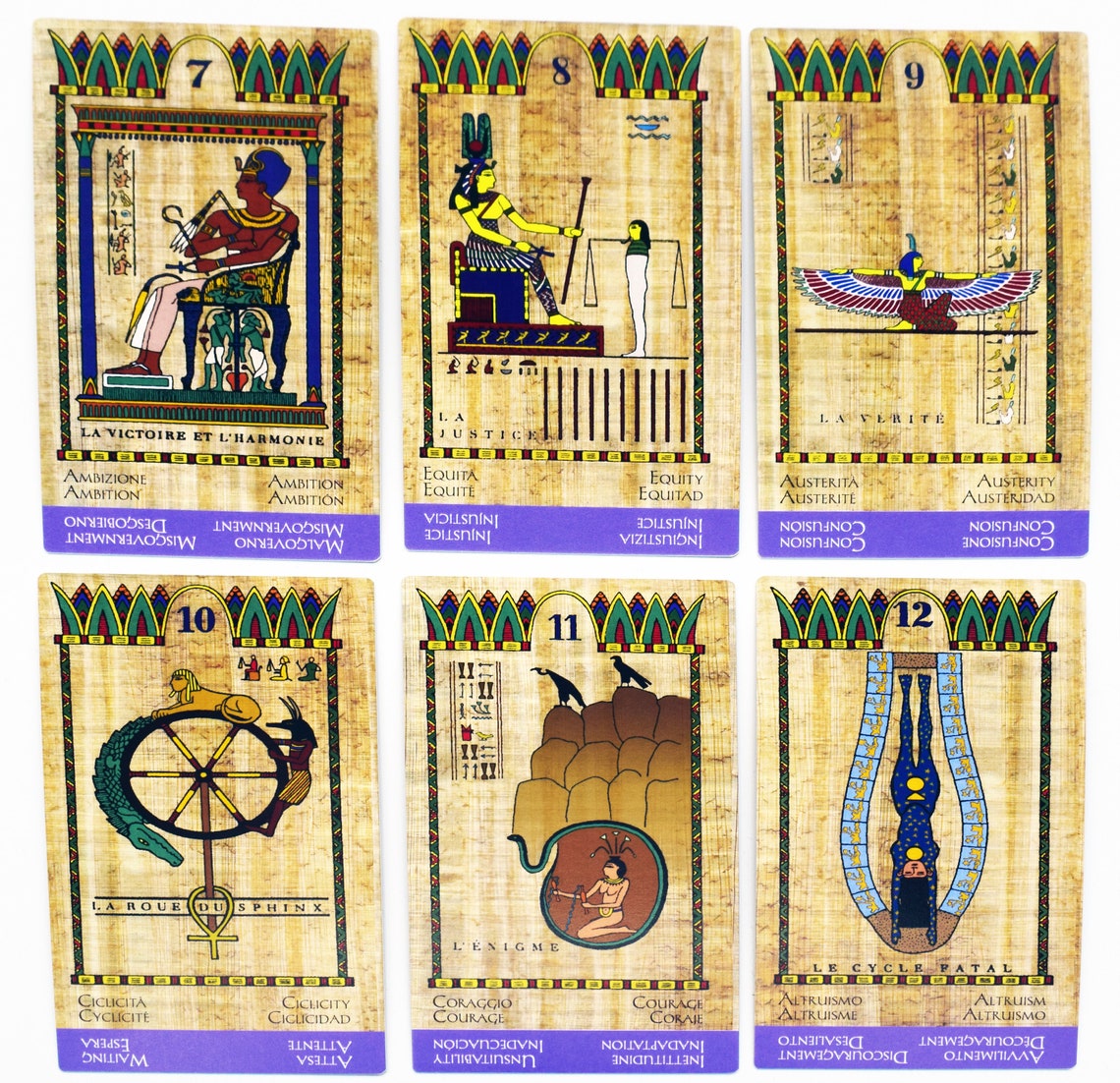 Ltd.ed. big cards DELUXE EGYPTIAN TAROT Schwaller de Lubicz Etsy