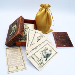 Tarot ANTIGUO MANTEGNA LADENSPELDER 1540, caja de arte, baraja y folleto, edición limitada, 700 copias