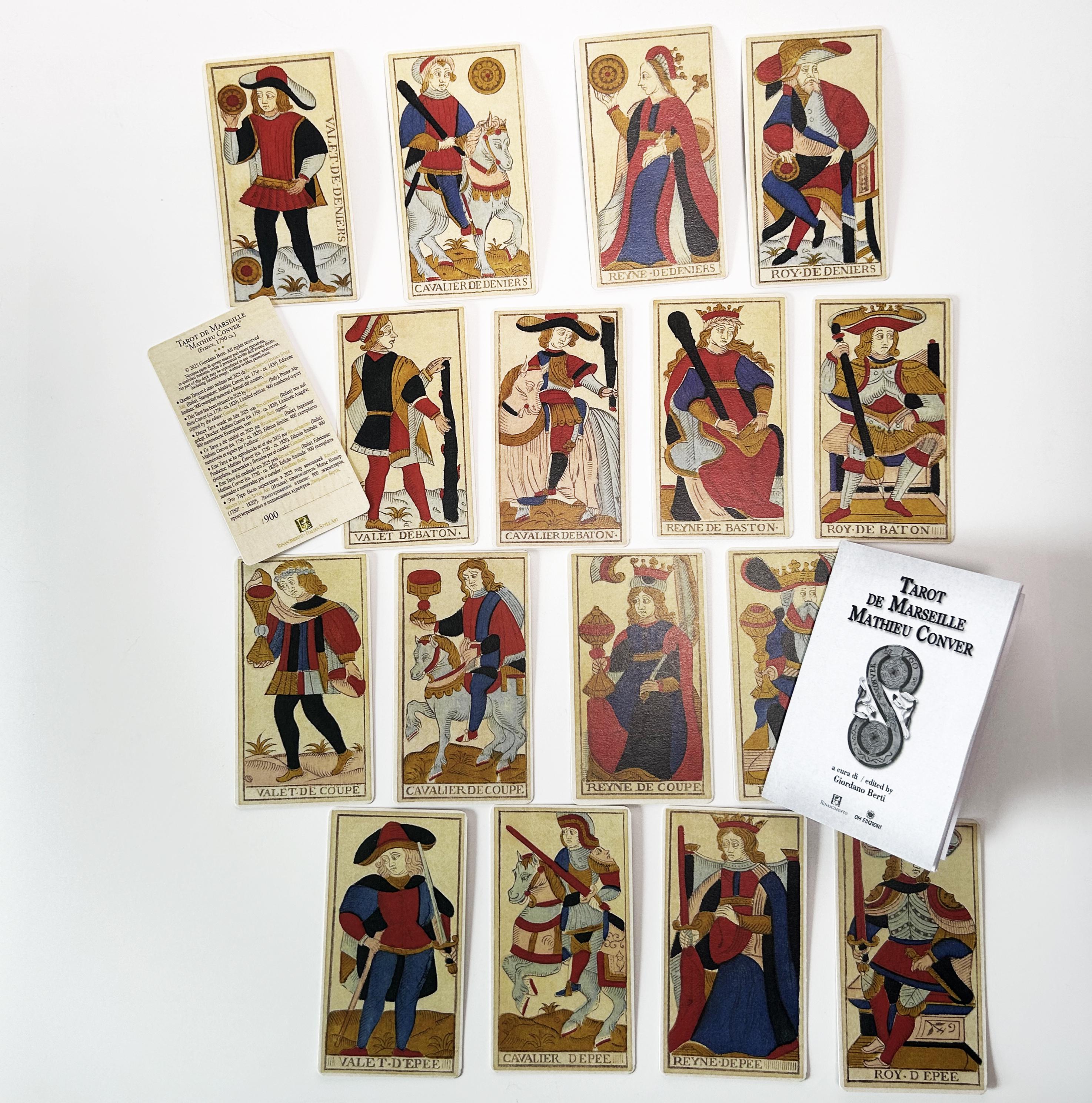 Tarot De Marseille CONVER 1790, DELUXE Ltd Ed, Ideal for