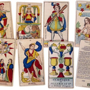 DELUXE Tarot PELLERIN d'Epinal 1830, ltd.ed. 900 copies, from the original deck image 2