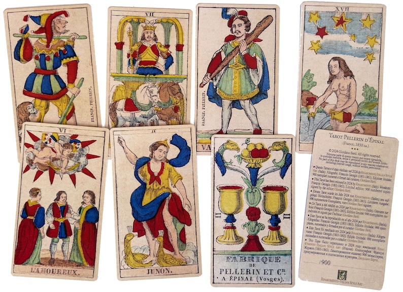 DELUXE Tarot PELLERIN d'Epinal 1830, ltd.ed. 900 copies, from the original deck image 2