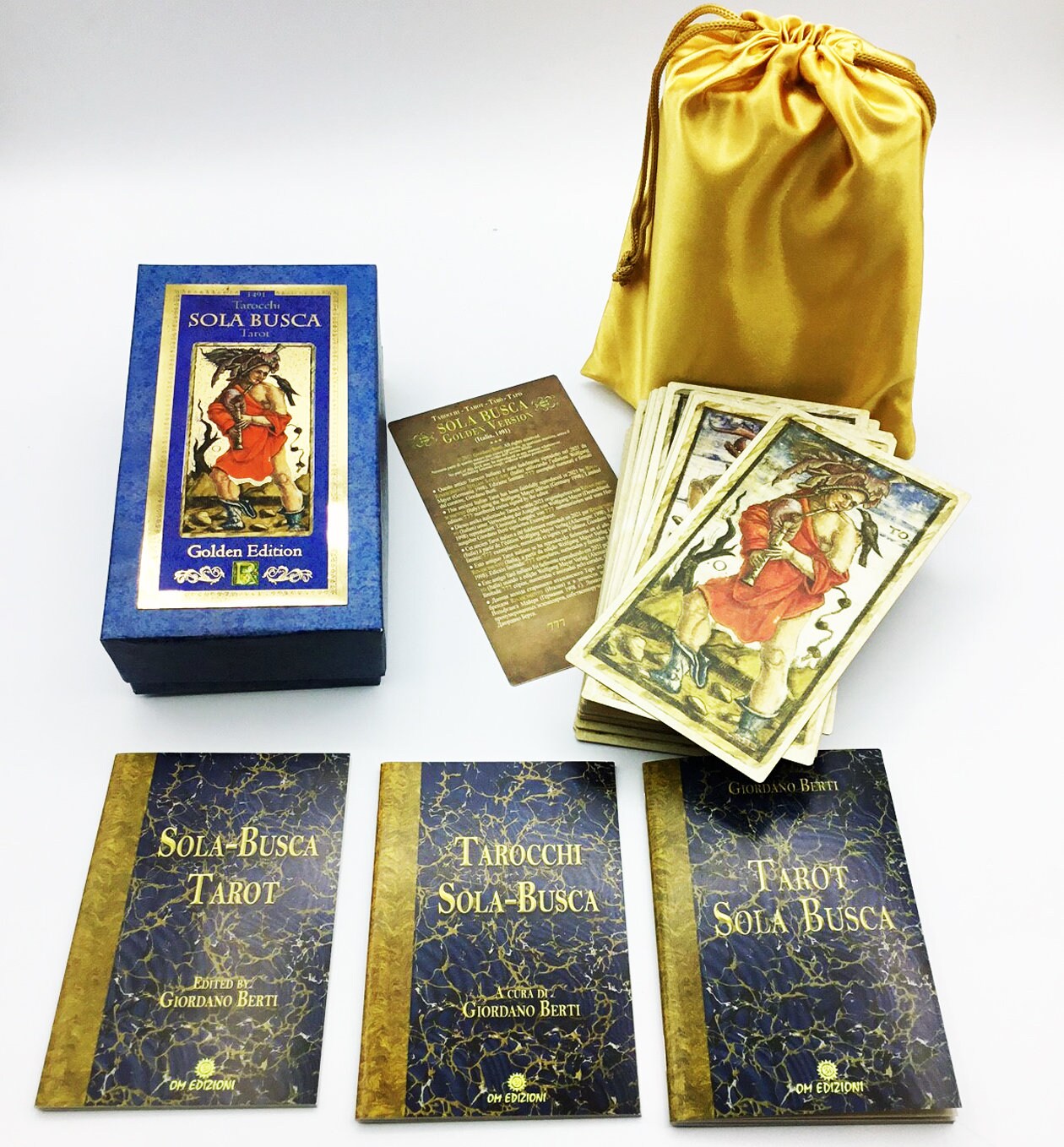 THE BEST Sola Busca Tarot 1491, GOLDEN Version in Art Box, Ltd.ed 