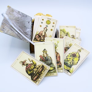 Tarot Oriental raro de 1845, caja de lujo, edición limitada, 600 ejemplares