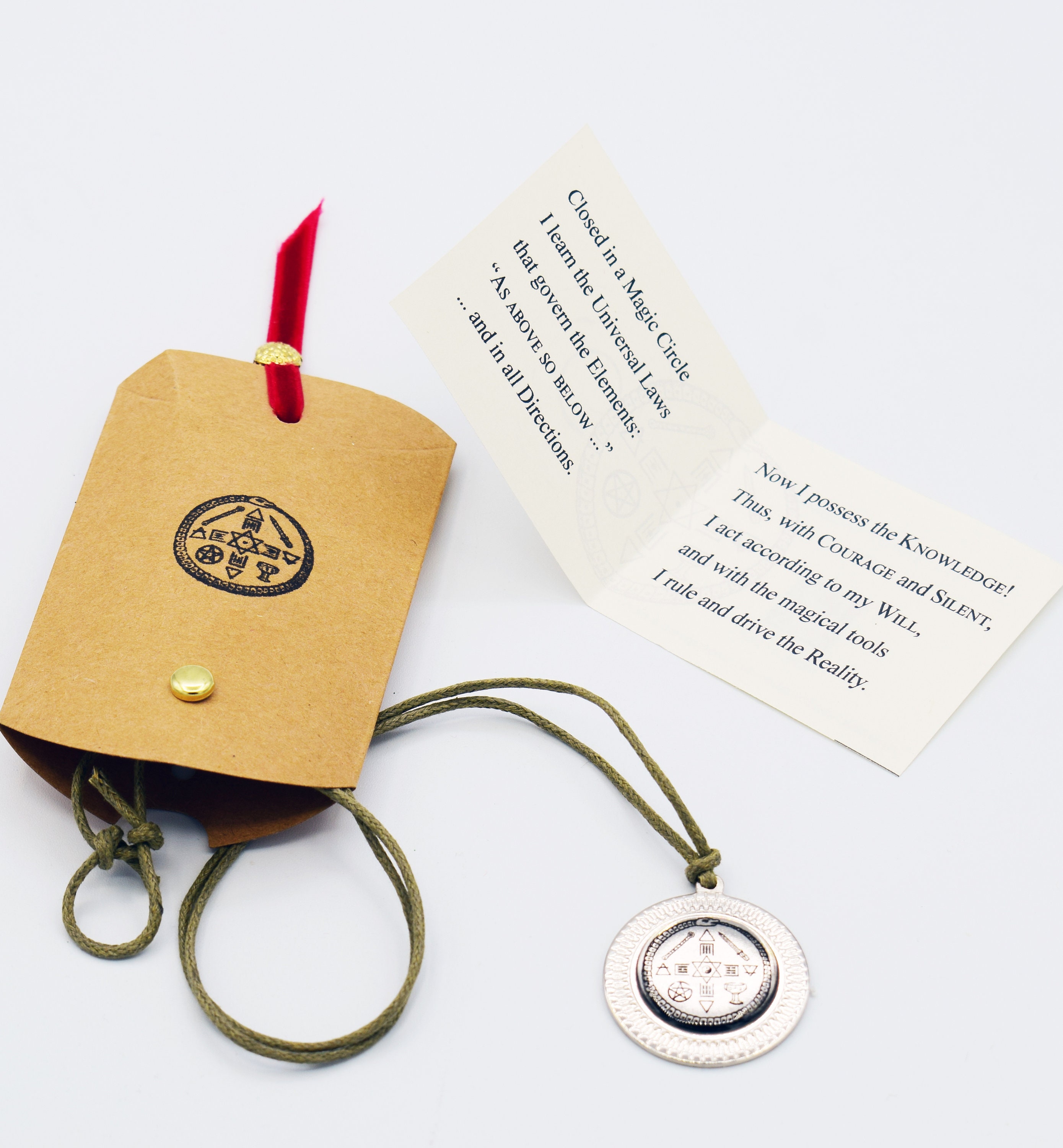 マジックパワータロットタリスマン - メダルペンダント - Etsy 日本