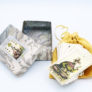 Tarot oriental raro de 1845, en caja de arte, edición limitada de 600 copias