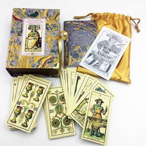 WONDERFUL Milanese Tarot DOTTI 1862, DELUXE box, ltd.ed. 900 copies