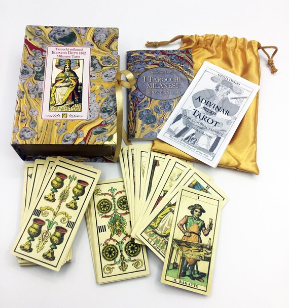WONDERFUL Milanese Tarot DOTTI 1862, DELUXE Box, Ltd.ed. 900