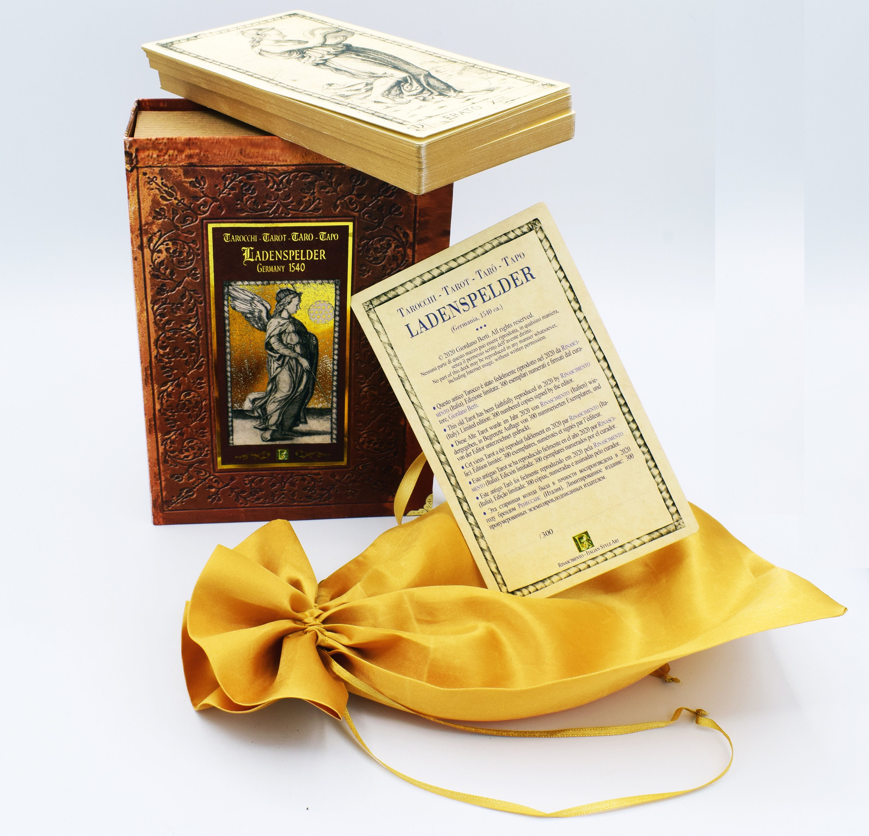 MAGNIFICENT Tarot Mantegna Ladenspelder 1540, GOLDEN DELUXE, Ltd.ed. 300  Copies 