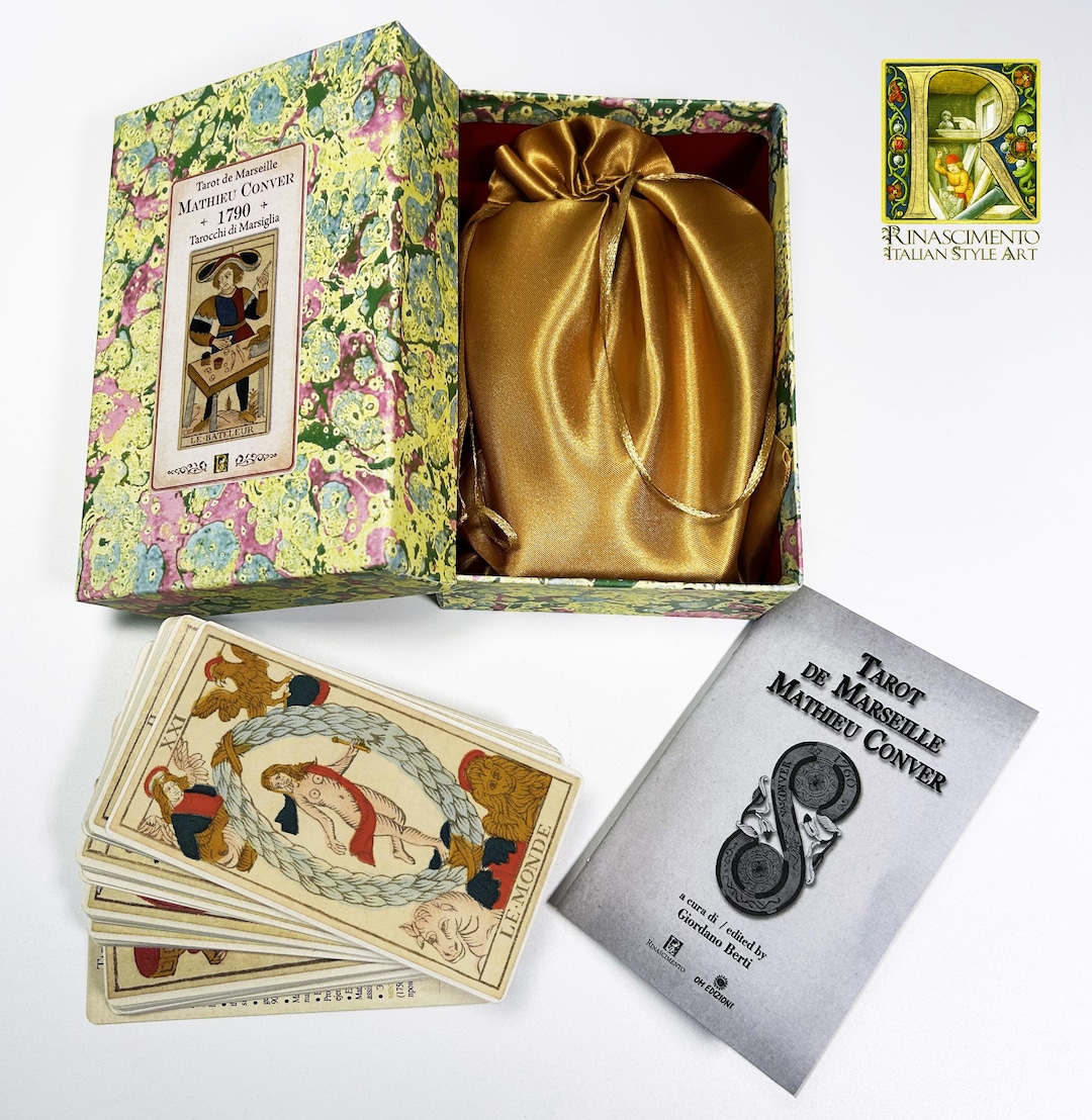 AUTHENTIC Tarot De Marseille CONVER Mathieu 1790 in ARTBOX, Ltd.ed
