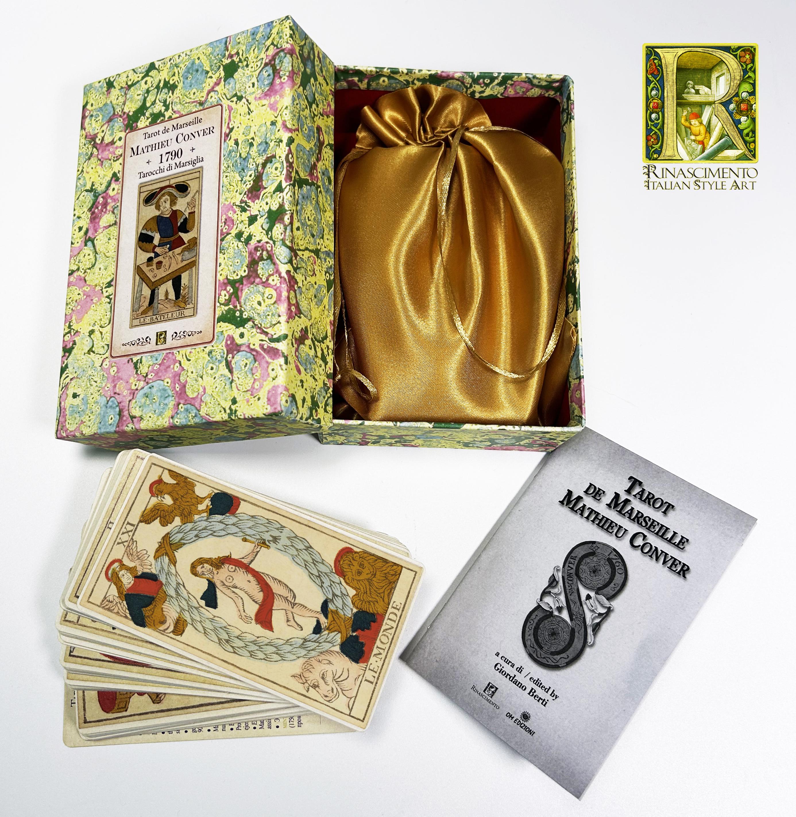 AUTHENTIC Tarot De Marseille CONVER Mathieu 1790 in ARTBOX, Ltd.ed