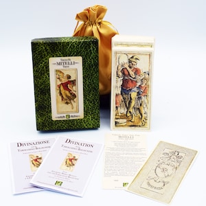 ANTIGUO Tarot de Mitelli 1660, en caja de arte, edición limitada 900 copias