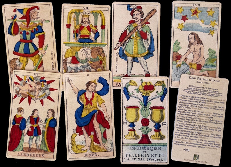 DELUXE Tarot PELLERIN d'Epinal 1830, ltd.ed. 900 copies, from the original deck image 3