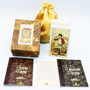 Tarot PERRIN 1865, raro, en caja de arte, edición limitada, 600 copias