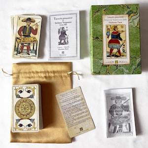 FANTÁSTICO Tarot de Marsella-Piamonte VERGNANO 1830, Caja de Arte, edición limitada de 900 ejemplares