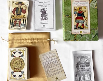 FANTASTIC Tarot de Marseille-Piedmont VERGNANO 1830, Art Box, ltd.ed. 900 copies