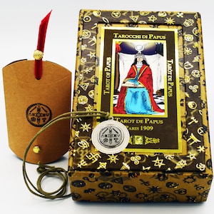 MÁGICO PAPUS Tarot divinatoire, edición DELUXE, ltd.ed. 900 ejemplares + Regalo Talismán Tarot