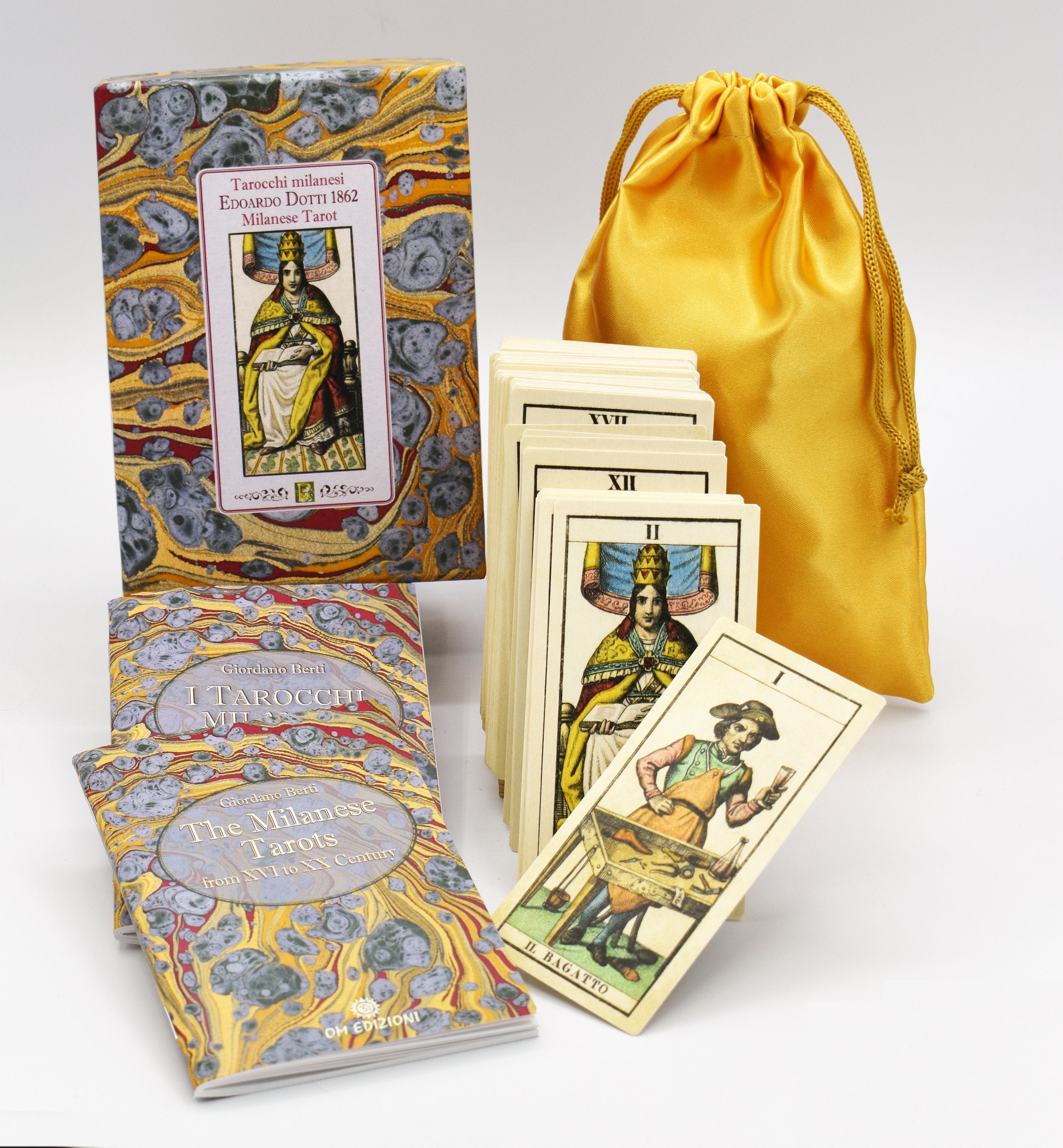 SPLENDID Milanese Tarot, Dotti 1862, in Art Box Ltd.ed. 900 Copies