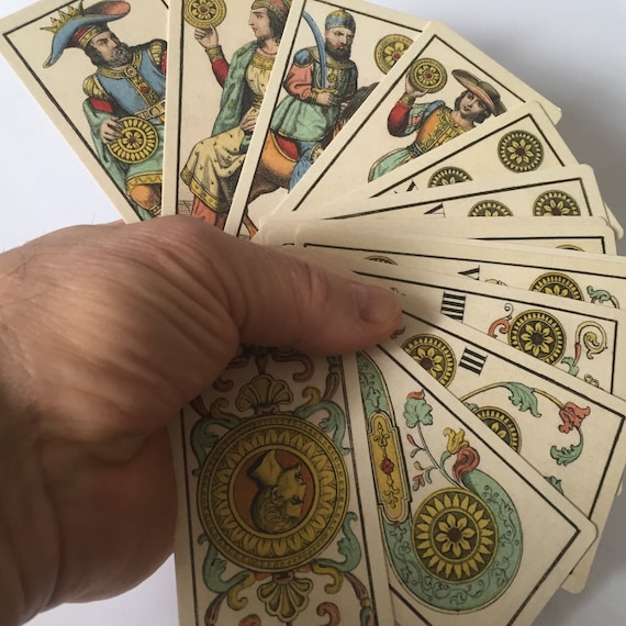 DELUXE Milanese Tarot DOTTI 1862, Ltd.ed. 900 Copies - Etsy