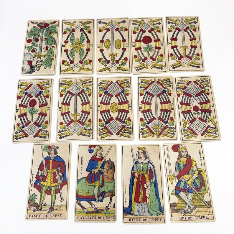 DELUXE Tarot PELLERIN d'Epinal 1830, ltd.ed. 900 copies, from the original deck image 8