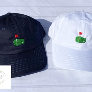 Toddler Golf Hat, Infant Golf Baseball Cap, Personalized Putting Green Hat, Birthday Gift for Children