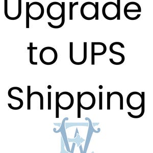 Upgrade Shipping to UPS