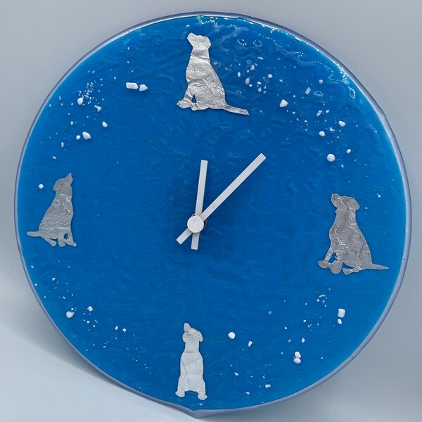 Murano Glass Wall Clock Etsy