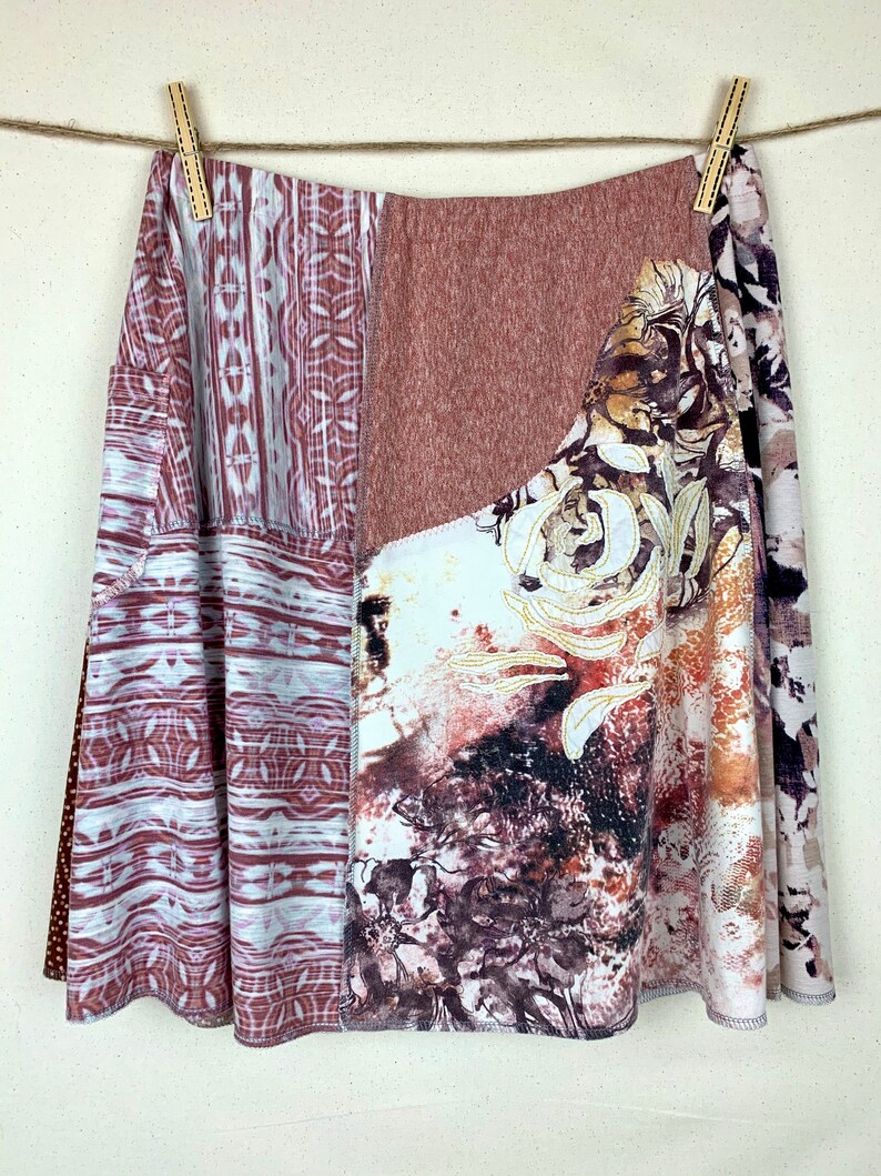 Pink Floral T-Shirt Skirt
