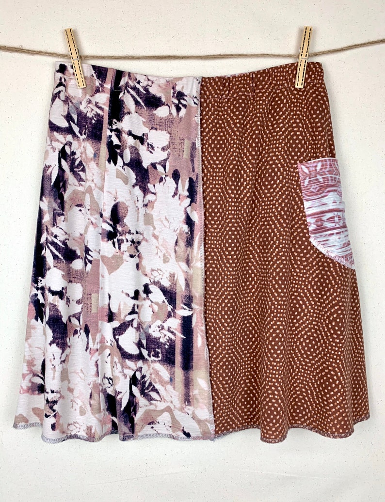 Pink Floral T-Shirt Skirt