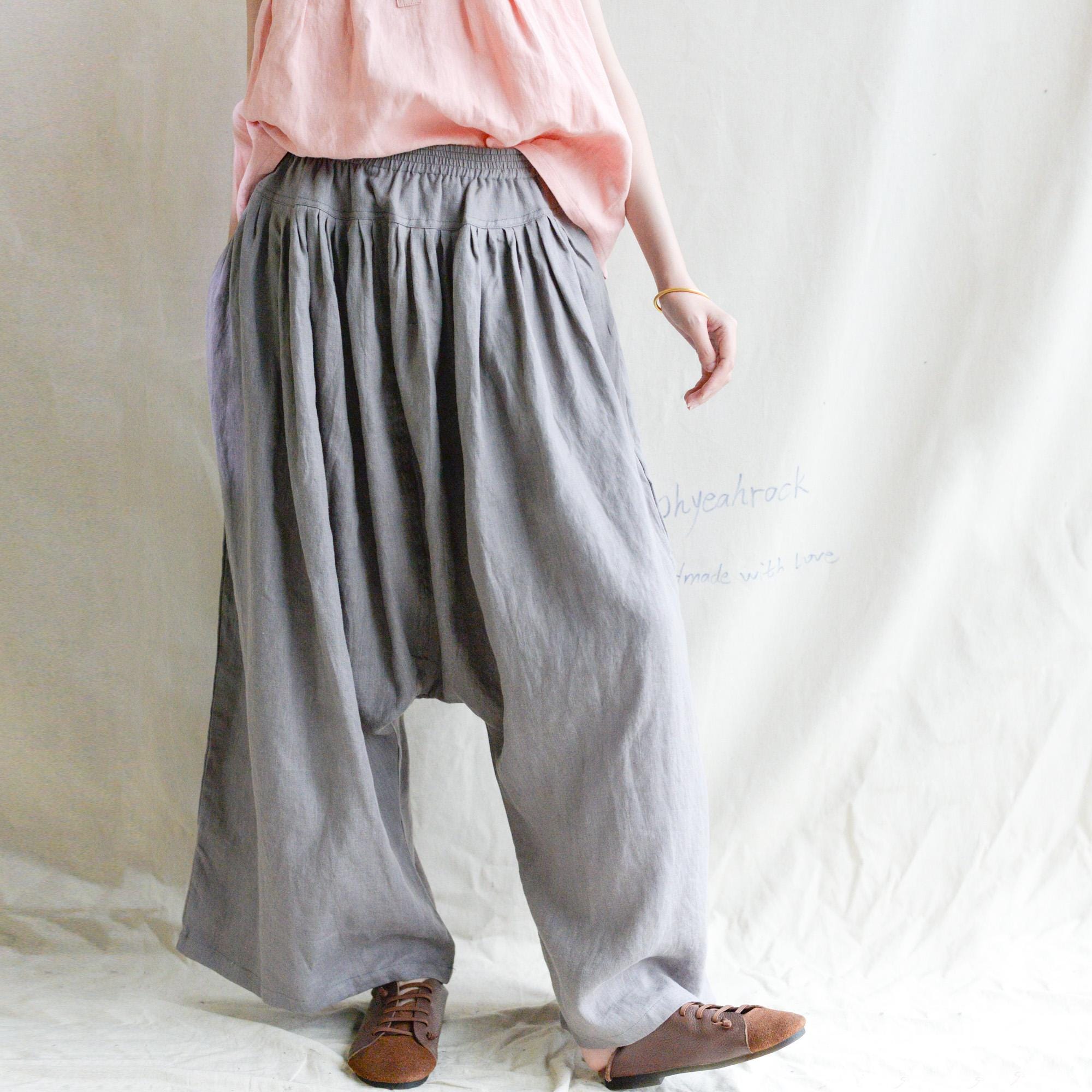 Pink Capri Pants - Etsy