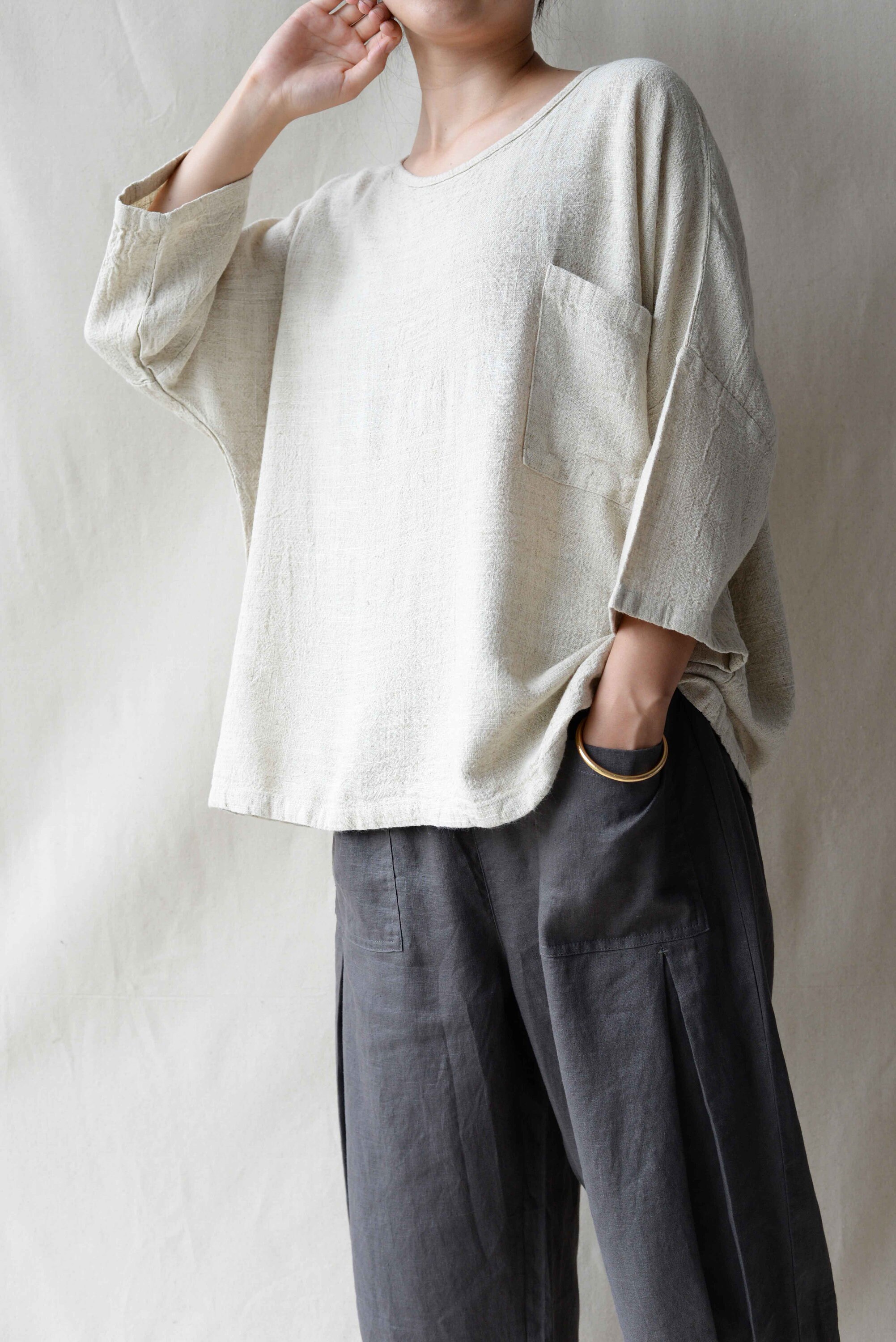 Women Linen Tops Long Sleeves Blouse Linen Shirt Breathable | Etsy