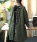 Winter Thick Corduroy Long Coat Mid-length Large Size Warm Jacket Ladies Corduroy Windbreaker 90S Large Size Corduroy handmade Trench Coat 