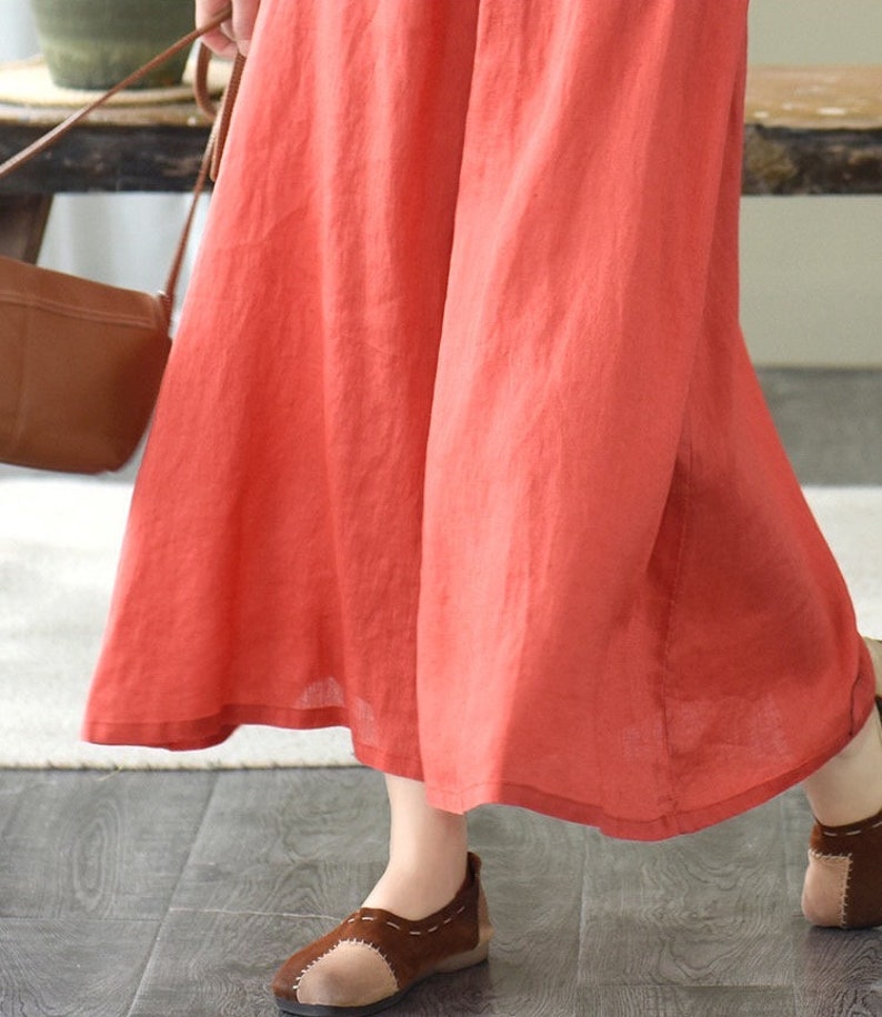 Women Loose Linen Overalls Freedom Jumpsuits Vintage Linen Etsy