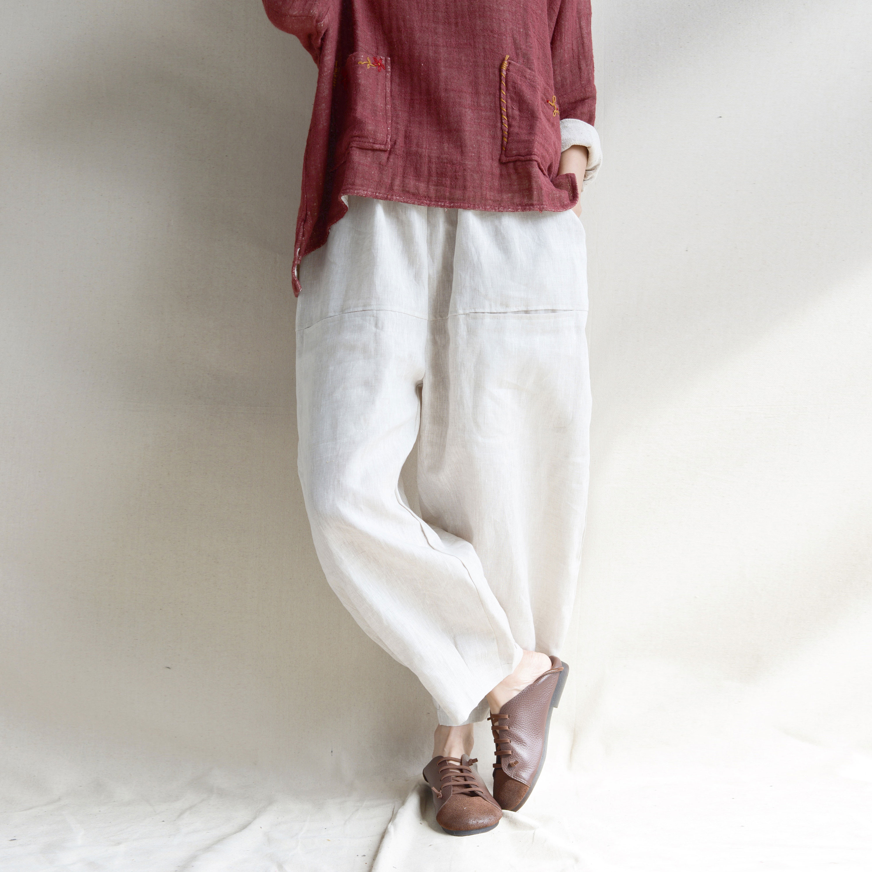 VEKDONE Under 100 Dollars Wide Leg Linen Pants for Women Overstock Items  Clearance All Prime 