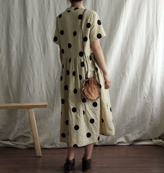 Fitted polka dot clearance dress
