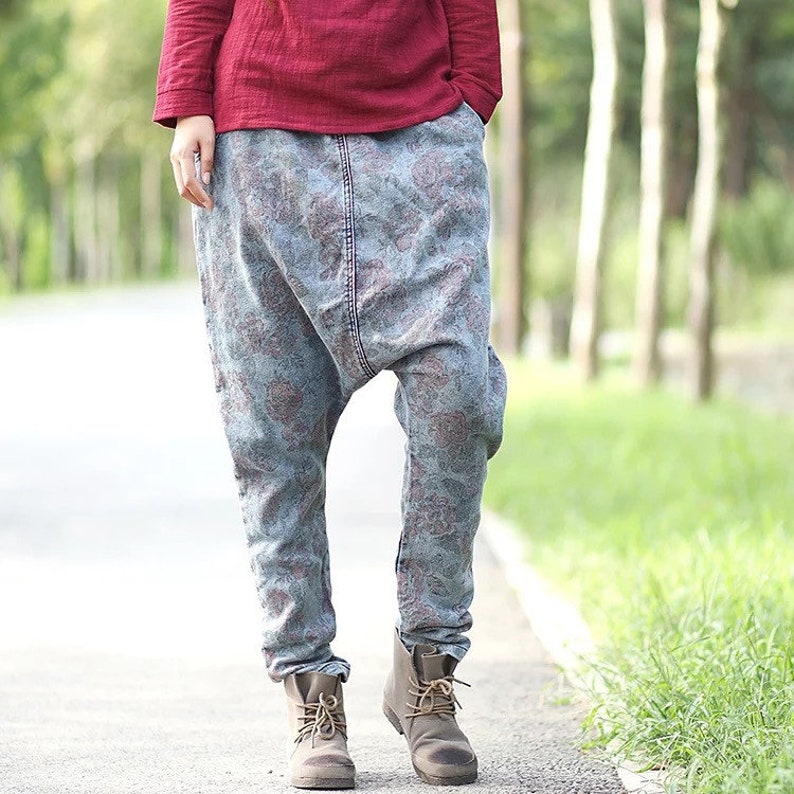 loose fit denim jumpsuit