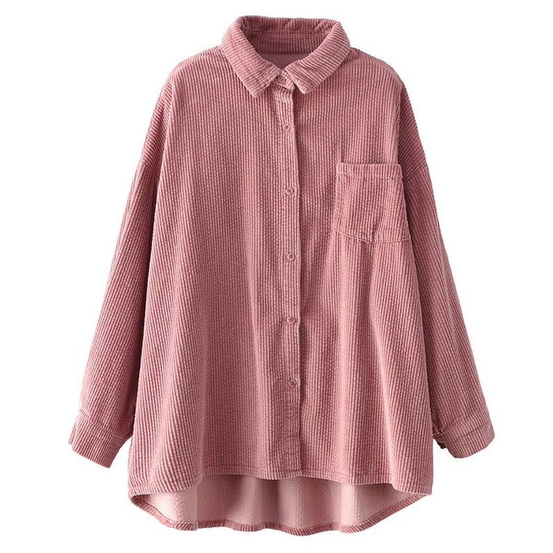 Women Corduroy Shirt Vintage Corduroy Tops Classic Corduroy Etsy