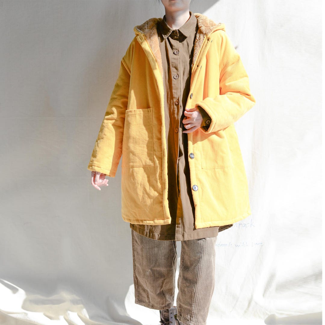 【COSYHARU】Corduroy Overfit Jacket Corduroy Oversized Jacket 