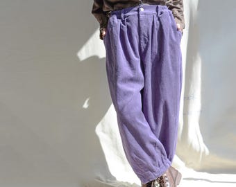 Women’s Fall Wide Leg Corduroy Pants, Comfortable Long Trousers, Cozy Fall & Winter Pants, Soft Cotton Pants, Loose Fit Corduroy Pants Gifts